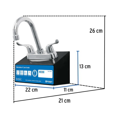Exhibidor con mezcladora M-060P, FOSET | EX-M-060P | 55454