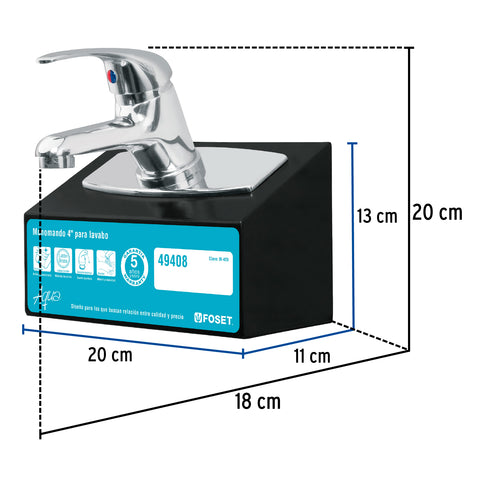 Exhibidor con monomando AQM-42, FOSET | EX-F-AQM-42 | 55458