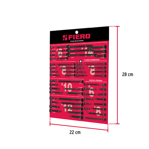 Exhibidor FIERO de pijas multiusos | EXF-PIJ | 55548