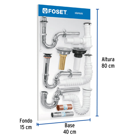 Exhibidor de céspoles, FOSET | EX-CES-FOS2 | 55578