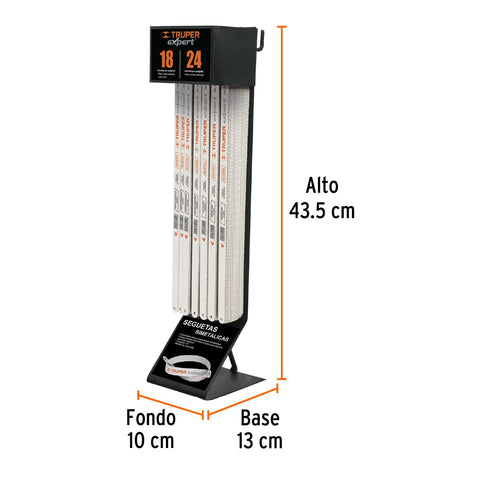 Rack despachador con 300 seguetas | DESP-SEG | 55582