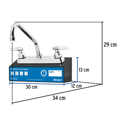 Exhibidor con mezcladora F-318I, FOSET | EX-F-318I | 55589