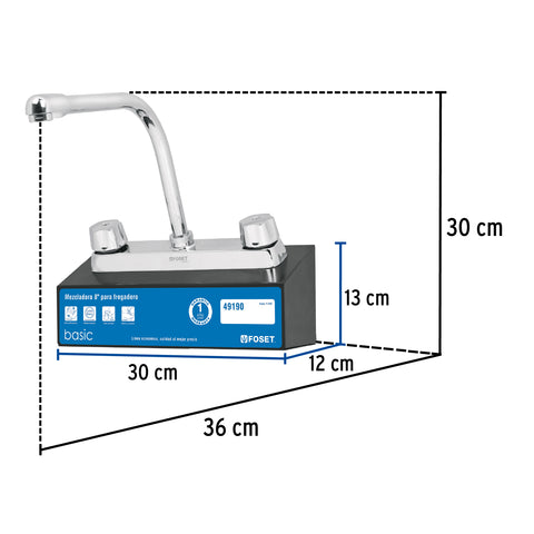 Exhibidor con mezcladora F-319, FOSET | EX-F-319 | 55591