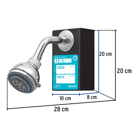 Exhibidor con regadera R-508, FOSET | EX-R-508 | 55601