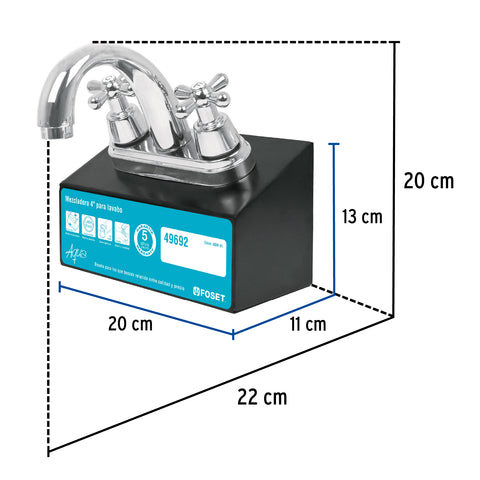Exhibidor con mezcladora AQM-51, FOSET | EX-AQM-51 | 55723
