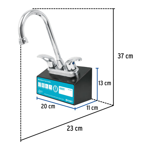 Exhibidor con mezcladora AQM-62, FOSET | EX-AQM-62 | 55726