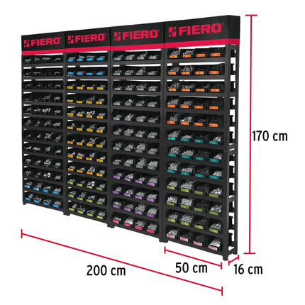 Rack modular con tornillos, 192 gavetas (R-TOR-4)