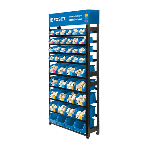 Rack con conexiones CPVC, FOSET | R-CPVC-FOS | 55857