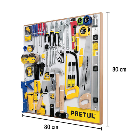 Exhibidor Pretul, 80x80 cm, 1 tablero | EX80-PRE-1T | 55914