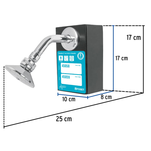Exhibidor con Regadera R-502, FOSET | EX-R-502 | 55941