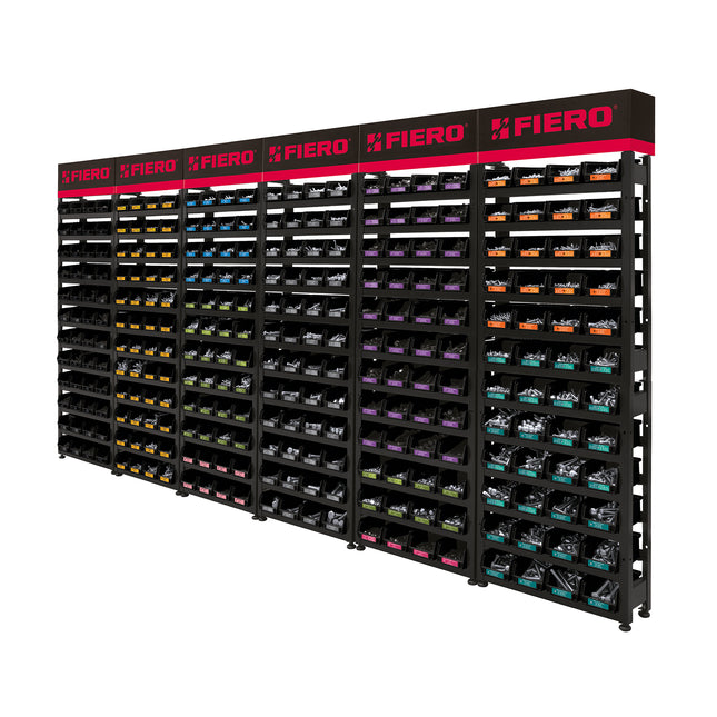 Rack modular con tornillos, 288 gavetas (R-TOR-6)