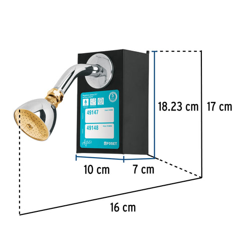 Exhibidor con regadera R-509G, FOSET | EX-R-509G | 55972