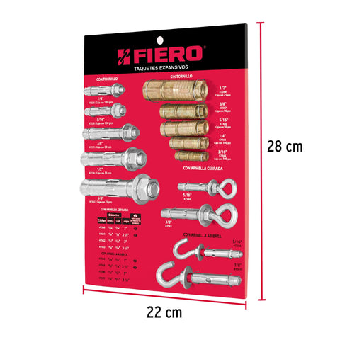 Exhibidor FIERO de taquetes expansivos | EXF-EXP | 55974
