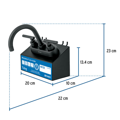 Exhibidor con mezcladora TBM-62M, FOSET | EX-TBM-62M | 55988