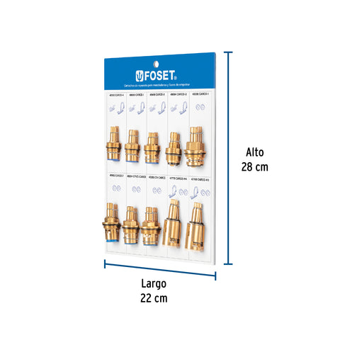 Exhibidor de cartuchos, FOSET | EXF-CAR | 56011