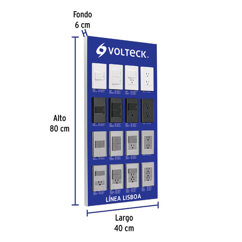 Exhibidor línea Lisboa, Volteck | EX-LB-VK | 56019