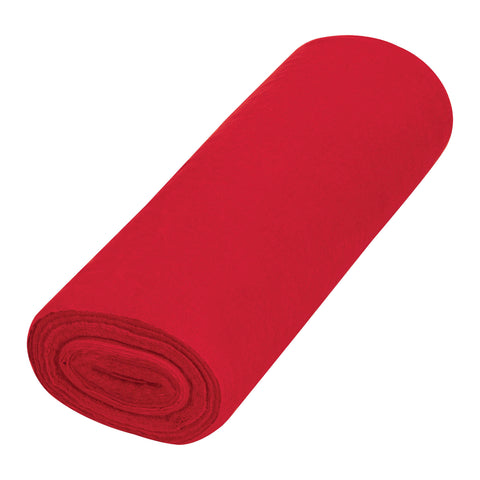 Rollo de 25 m de franela roja de algodón, KLINTEK | FRA-25R | 56022