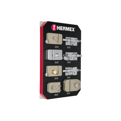 Exhibidor con cerraduras, HERMEX | EX-HE-SB | 56363