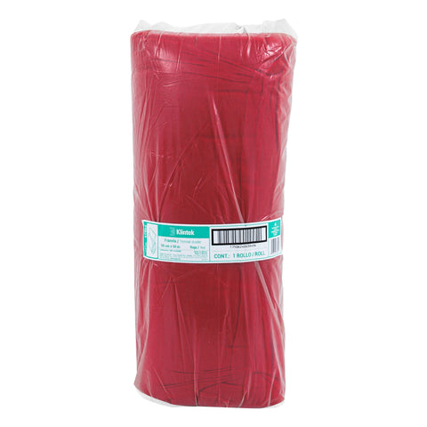 Rollo de 50 m de franela roja de algodón, KLINTEK | FRA-50R | 57002