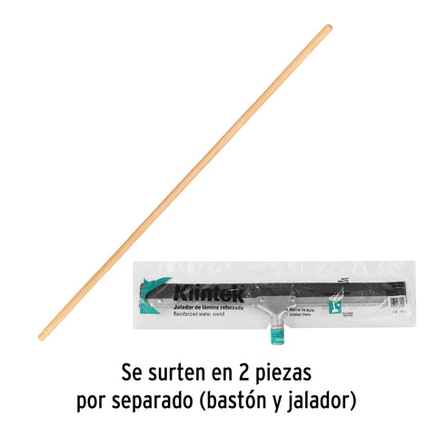 Jalador con base de lámina de 50 cm, con bastón de madera | JALI-50A | 57016