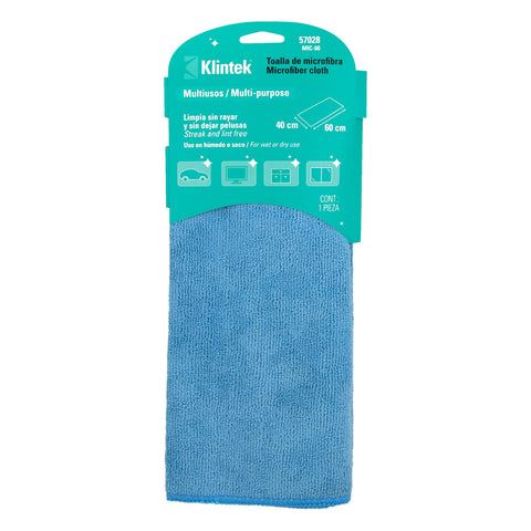 Toalla de microfibra de 40 X 60 cm, KLINTEK | MIC-60 | 57028