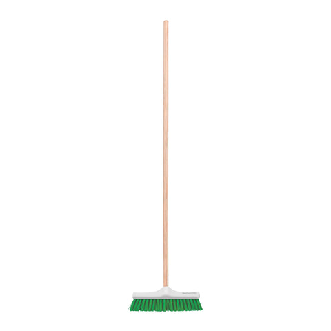 Cepillo industrial cerda rígida de 30 cm, bastón de madera | CEPI-30 | 57034