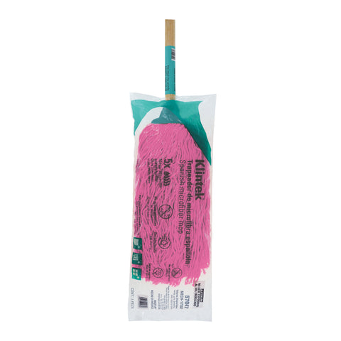 Trapeador de microfibra española, bastón de 120 cm, KLINTEK | MECH-175SE | 57047