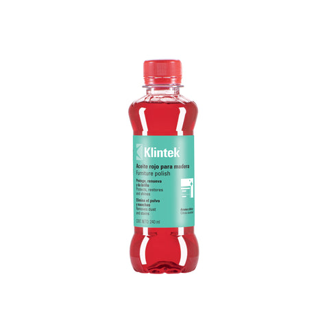 Aceite rojo para muebles, 240 ml, KLINTEK | AMU-24 | 57070