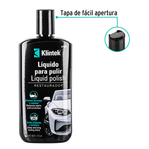 Polish líquido para auto, 473 ml, KLINTEK | EA-23 | 57087
