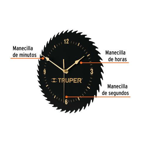 Reloj de pared, Truper | RE-PA | 60073