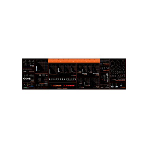 Cubremostrador de vinil 200 x 60 cm, Truper | VIMOS-2 | 60145