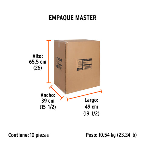Maleta portalaptop, Truper | MAL-TOP | 60179