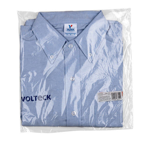 Camisa manga corta para hombre, azul, M, Truper | CAM-AZ-CM | 60349