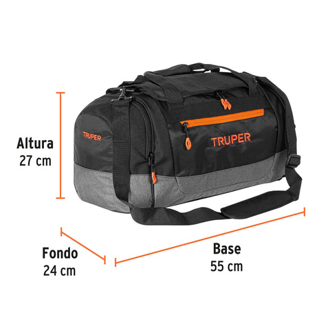 Maleta deportiva 55 cm, Truper | BAG-55 | 61095