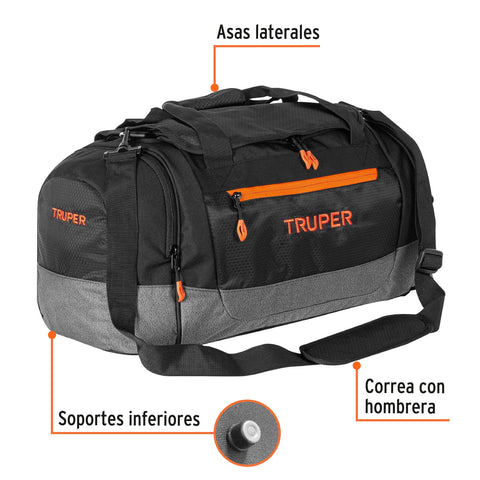 Maleta deportiva 55 cm, Truper | BAG-55 | 61095