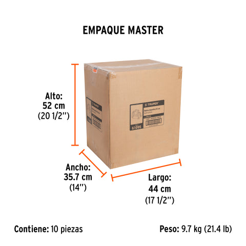 Maleta deportiva 55 cm, Truper | BAG-55 | 61095