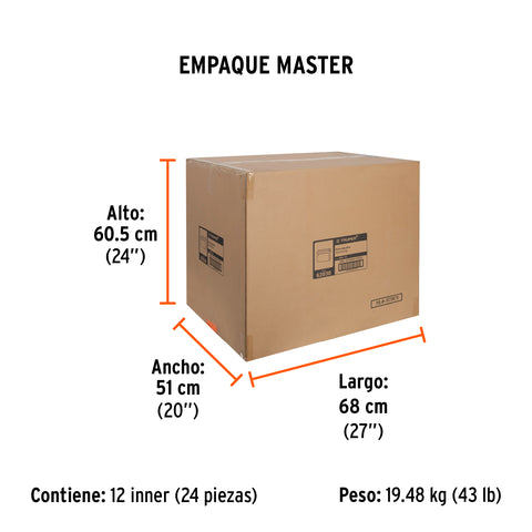 Bolso ejecutivo con 6 compartimentos, Truper | iBOL-12 | 62030