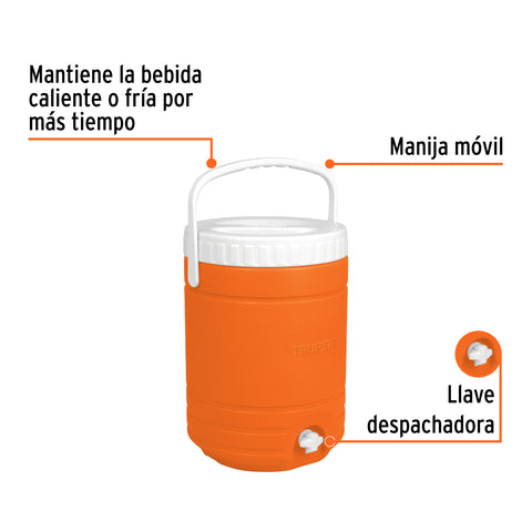 Termo con dispensador, 18 L, TRUPER | TERMO-18 | 62125