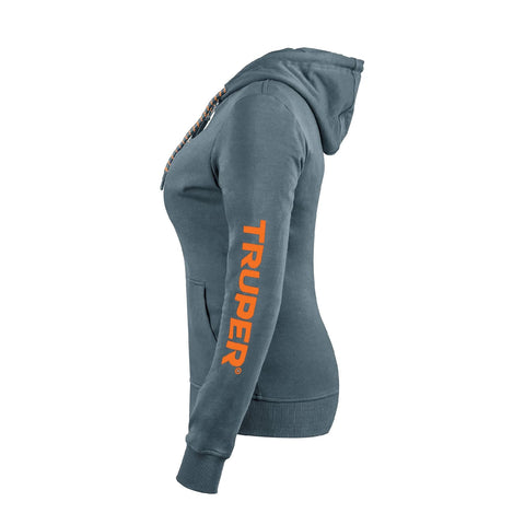 Sudadera gris para dama, talla G, Truper | SUD-GD-G | 65037
