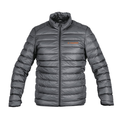 Chamarra de plumas ligera para hombre, gris, G, TRUPER | CHAM-GC-G | 66002