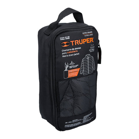 Chamarra de plumas ligera para hombre, gris, EG, TRUPER | CHAM-GC-XG | 66003