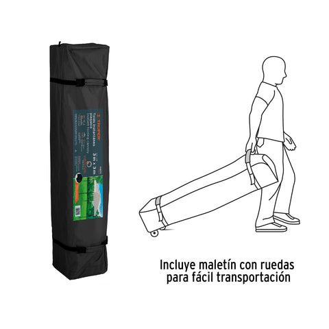 Toldo plegable de 3 x 3 m, Truper | TOL-3 | 66075