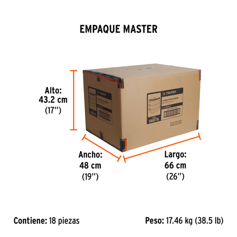 Lonchera térmica con 3 contenedores de acero inoxidable | LUNCH-3 | 66076