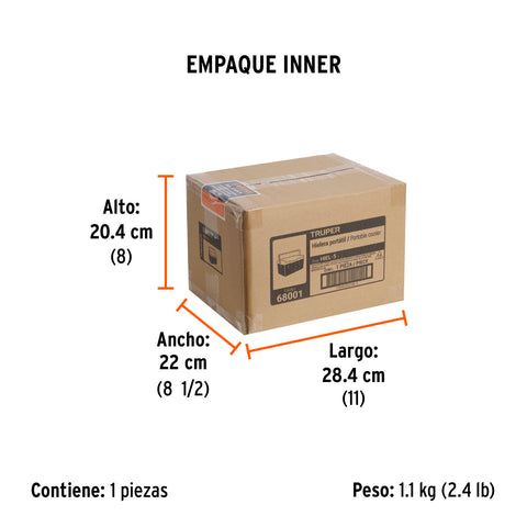 Hielera de 5 L, TRUPER | HIEL-5 | 68001