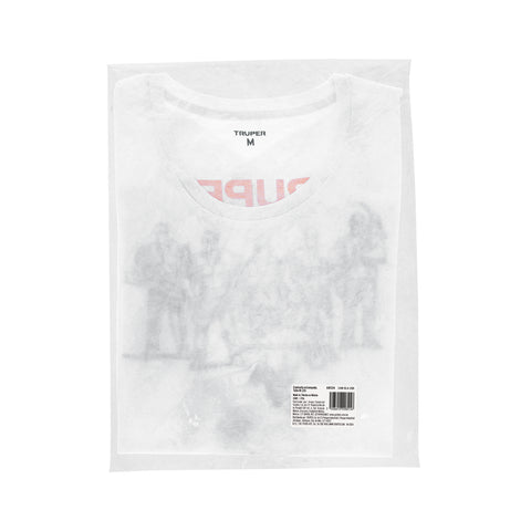 Playera cuello redondo para mujer, blanca, M, Truper | CAM-BLA-28D | 68124