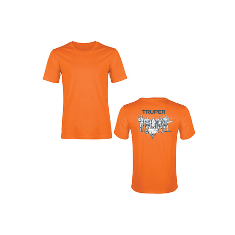 Playera cuello redondo para hombre, naranja, CH, Truper | CAM-NAR-36 | 68126