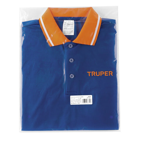Playera polo performance para mujer, azul, CH, Truper | DRY-AD-C | 69970