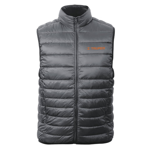 Chaleco de plumas ligero para hombre, gris, G, TRUPER | CHA-GC-G | 69998