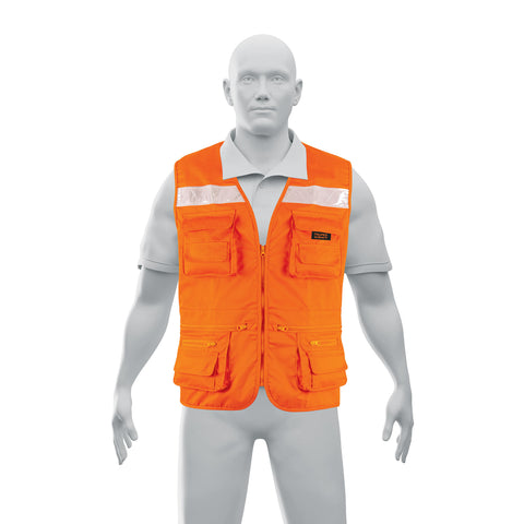 Chaleco brigadista reforzado, naranja, G, TRUPER EXPERT | CHS-950N-L | 104166