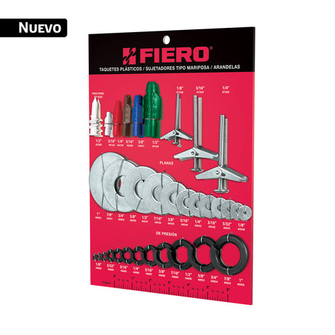 Exhibidor de taquetes y sujetadores, FIERO | EXF-TAQ | 56017